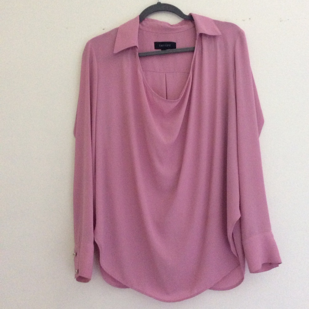 Karen Kane pink blouse medium